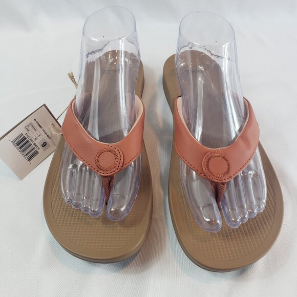 New Women Sanuk Cosmic Yoga Mat Flip Flop Sandal 1127391 Baked Clay Size 9 - Picture 4 of 10